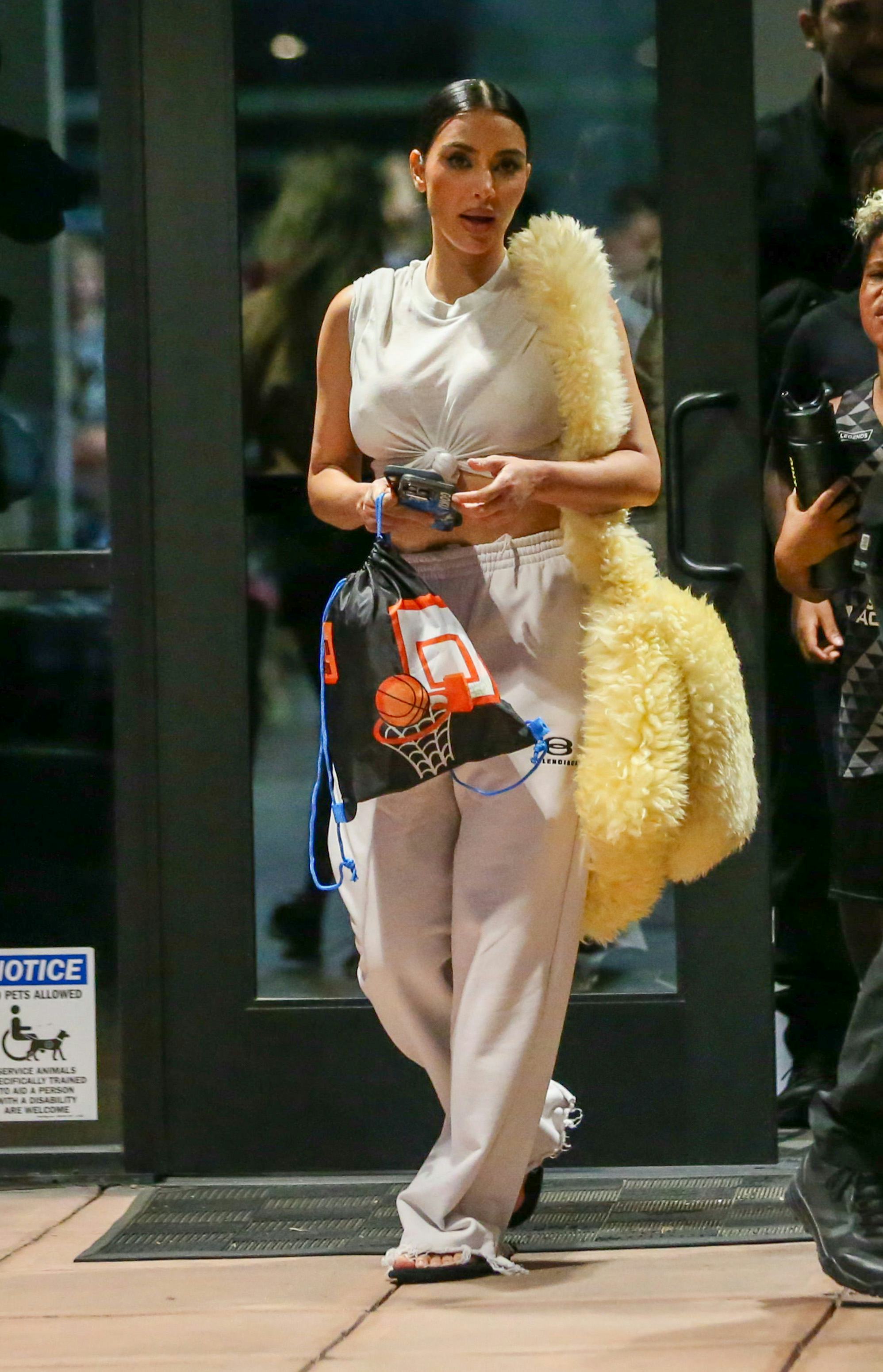 Kim Kardashian is seen on September 27, 2024 in Los Angeles, California.