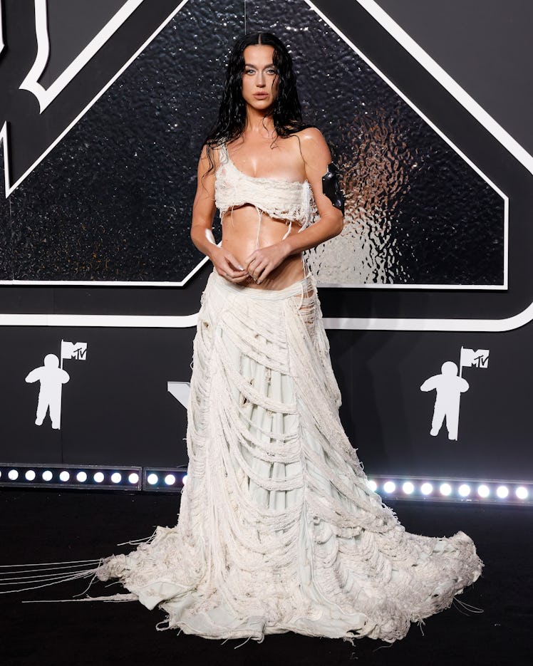 ELMONT, NEW YORK - SEPTEMBER 11: Katy Perry attends the 2024 MTV Video Music Awards at UBS Arena on ...