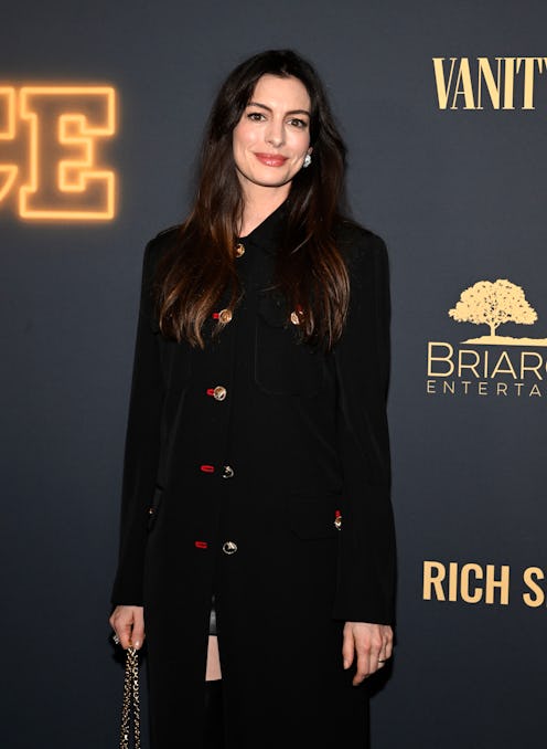 Anne Hathaway at the New York premiere screening of "The Apprentice" held at the DGA Theater on Octo...