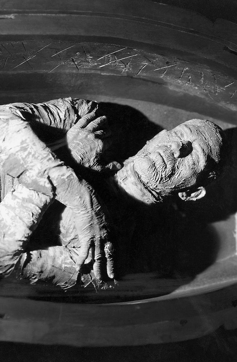 Boris Karloff in the 1932 motion picture The Mummy.