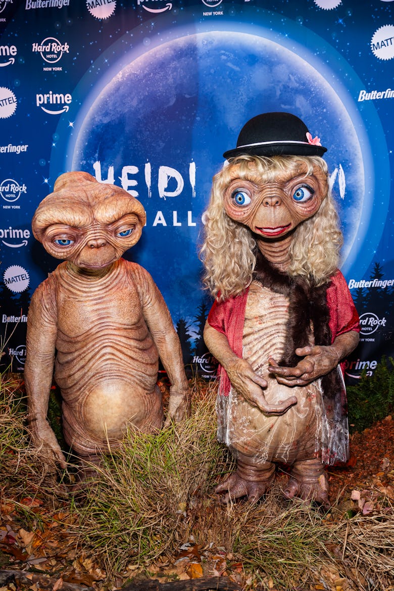 Tom Kaulitz (L) and Heidi Klum attend Heidi Klum's 23rd Annual Halloween Party at Hard Rock Hotel Ne...