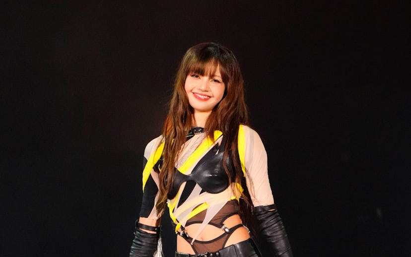 NEW YORK, NY - SEPTEMBER 28:  Lisa of Blackpink is seen performing in concert at the Global Citizen ...