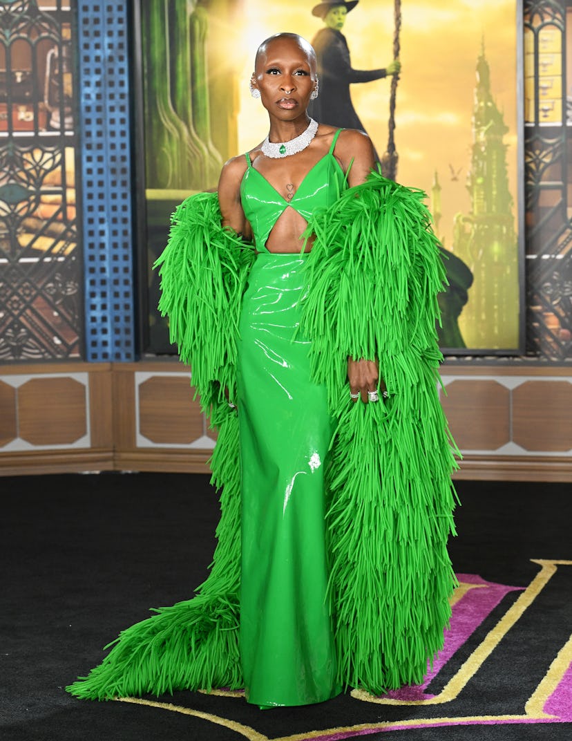Cynthia Erivo at the "Wicked" Los Angeles Premiere at the Dorothy Chandler Pavilion on November 9, 2...
