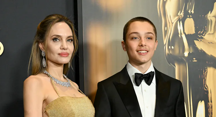 Angelina Jolie, Knox Jolie-Pitt at the 15th Governors Awards held at the Ray Dolby Ballroom at Ovati...