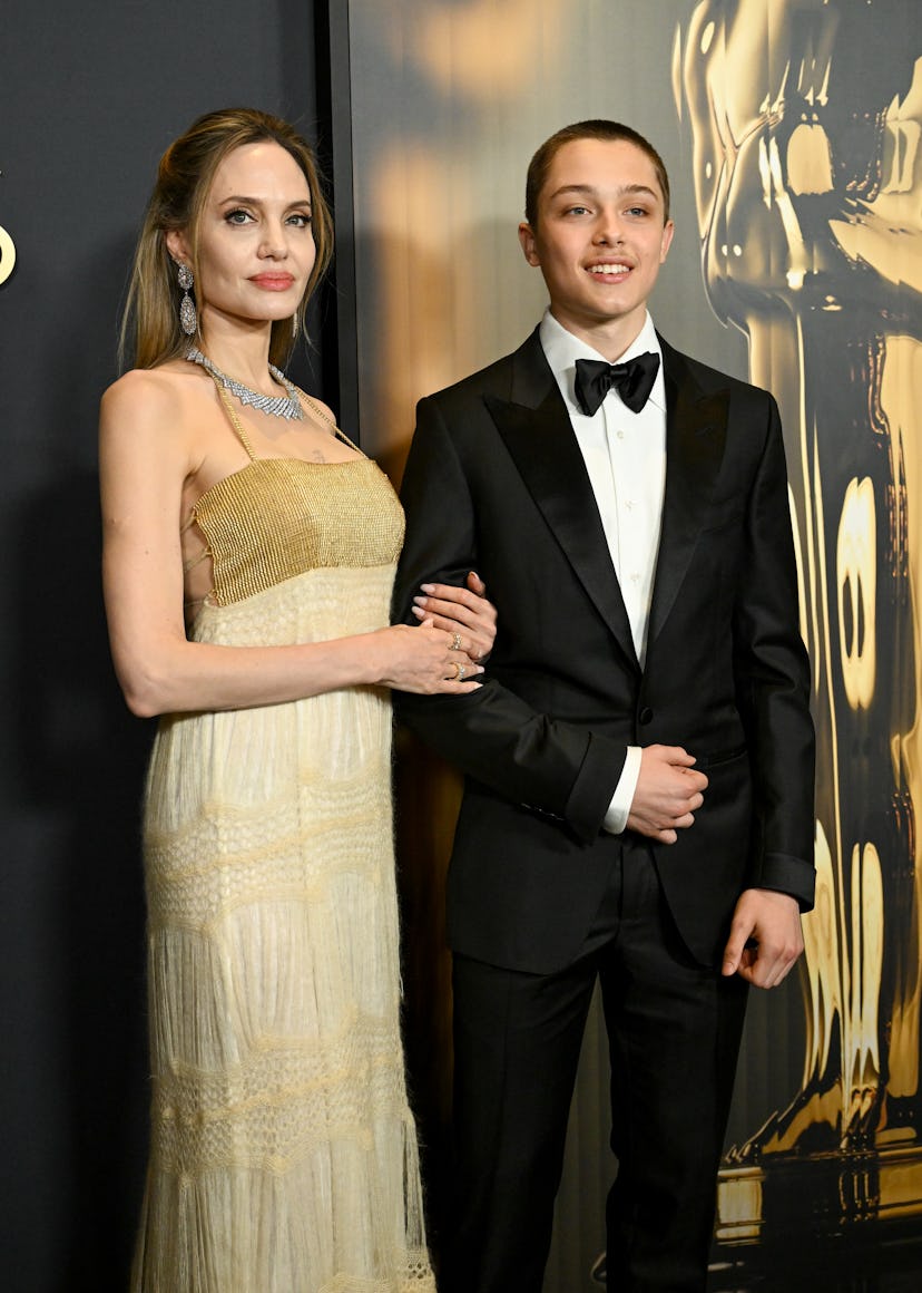 Angelina Jolie, Knox Jolie-Pitt at the 15th Governors Awards held at the Ray Dolby Ballroom at Ovati...