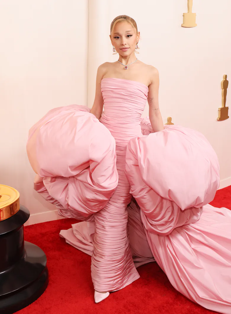 Ariana Grande attends the 96th Annual Academy Awards on March 10, 2024 in Hollywood, California.