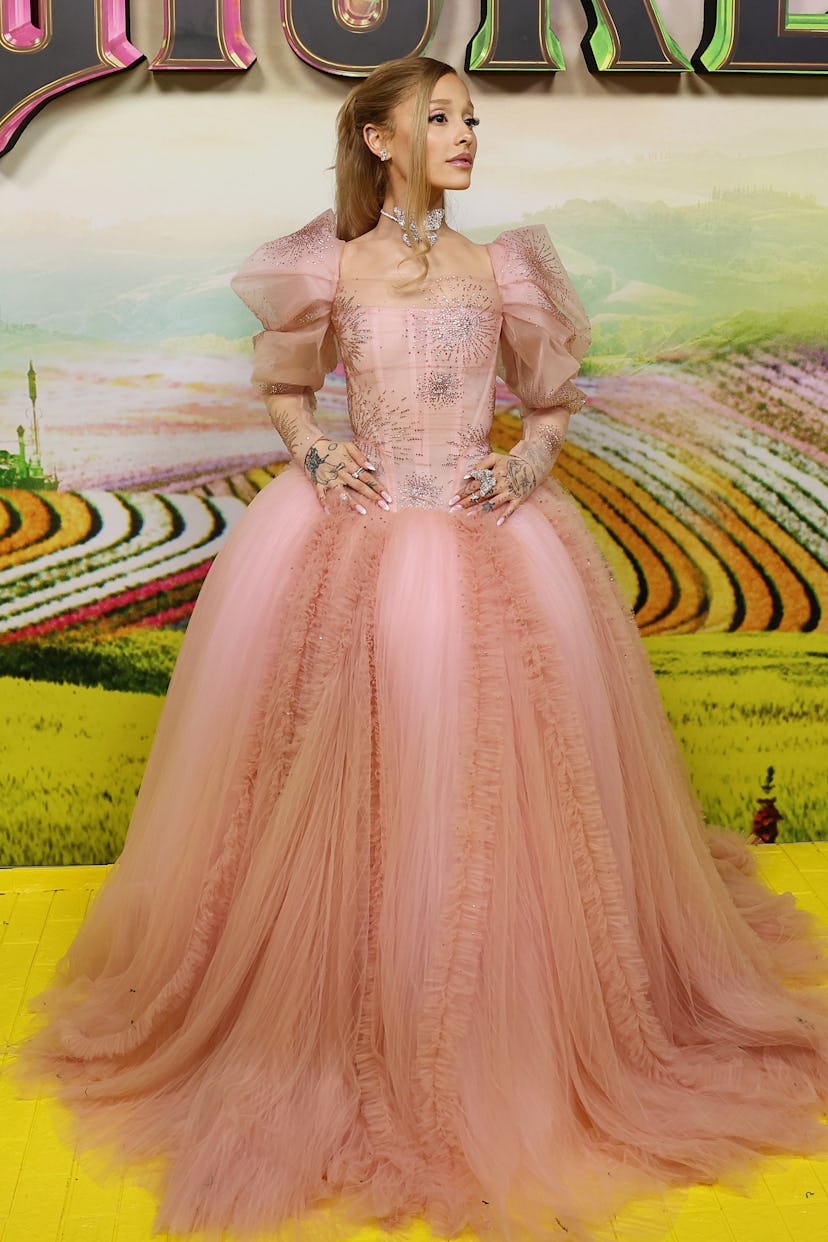 Ariana Grande attends the "Journey Through Oz" Tour to celebrate the Australian premiere of "Wicked"...