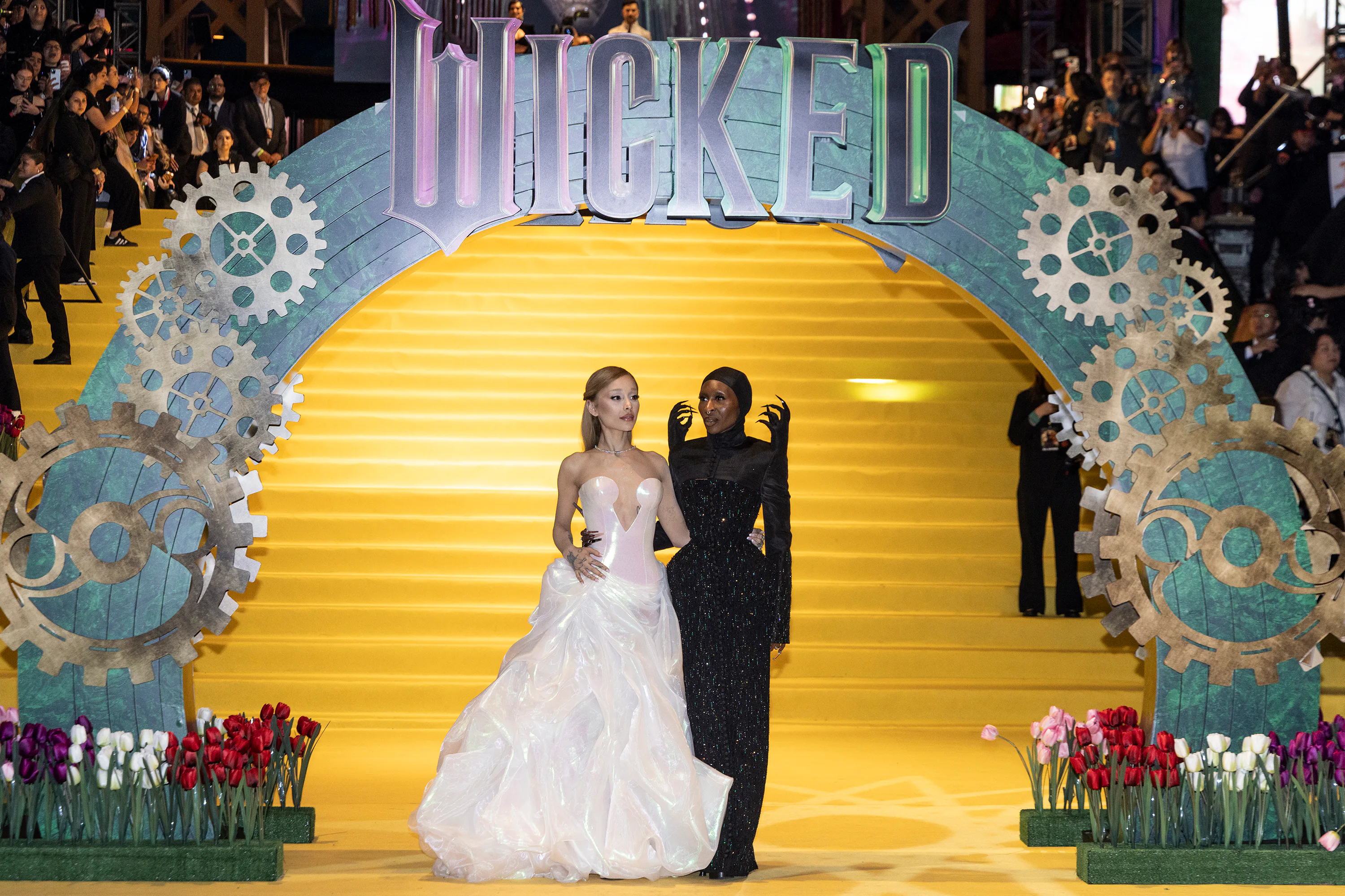 Channel The 'Wicked' Press Tour Outfits With These Holiday Party Looks