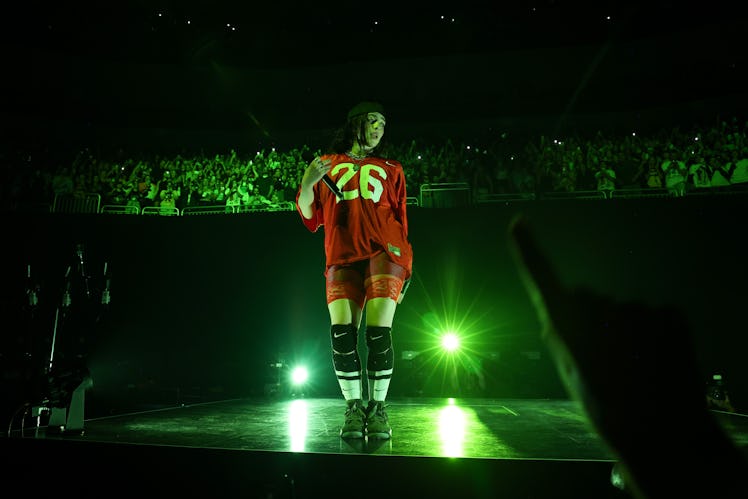 QUEBEC CITY, QUEBEC - SEPTEMBER 29: (EXCLUSIVE COVERAGE) Billie Eilish performs onstage during Billi...