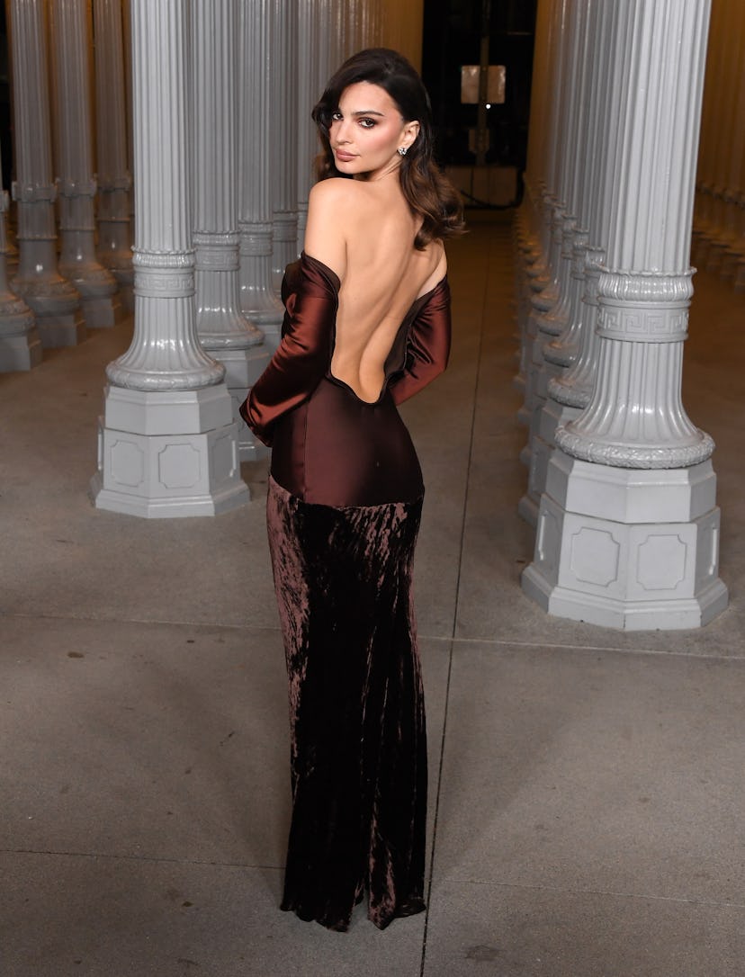 EmRata’s backless gown stole the show at the 2024 LACMA Art+Film Gala.