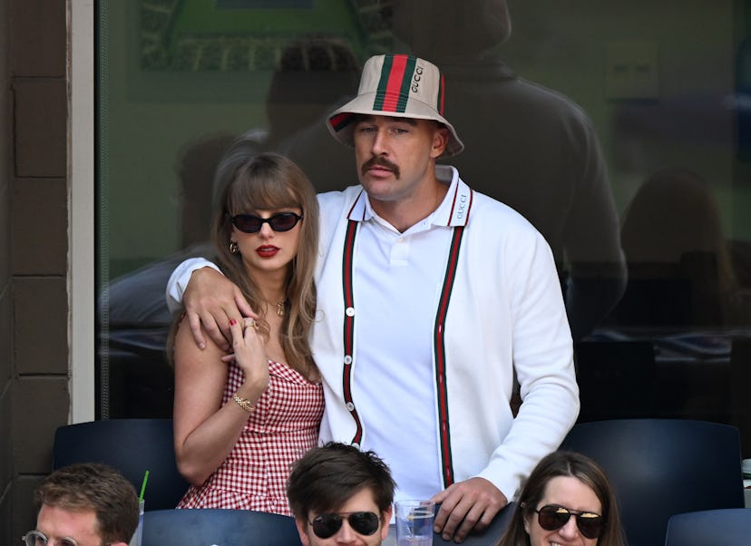 Taylor Swift and Travis Kelce at the 2024 US Open