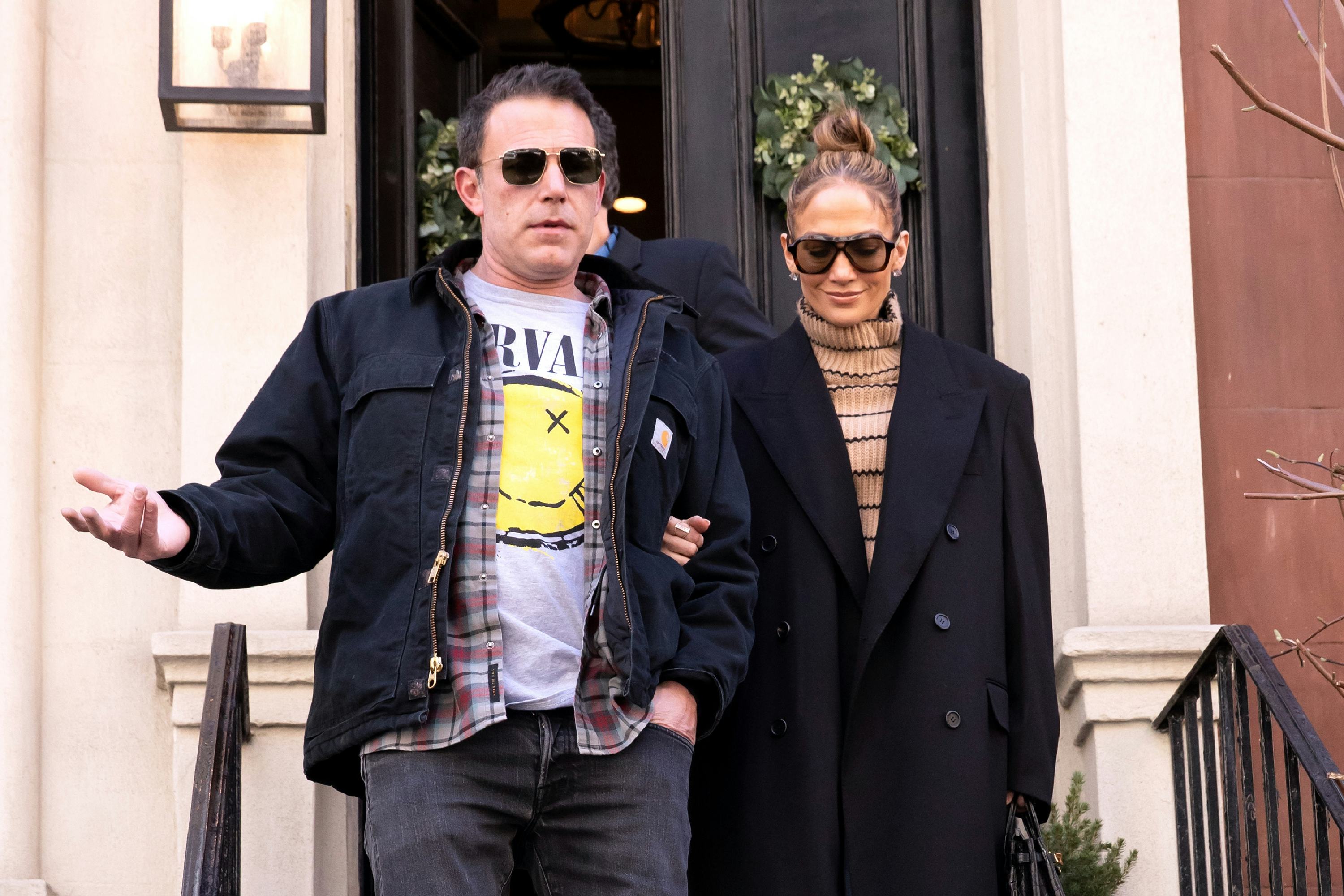Ben Affleck and Jennifer Lopez prior to their split.