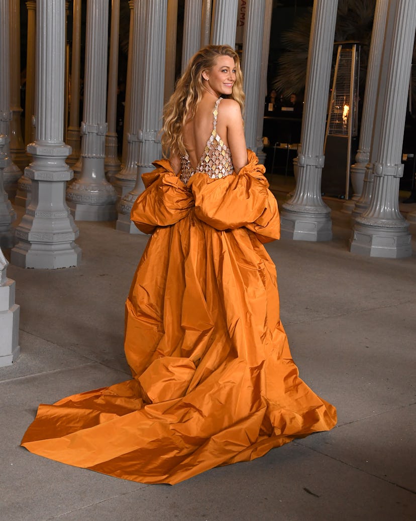 Blake Lively arrives at the 2024 LACMA Art+Film Gala at Los Angeles County Museum of Art on November…