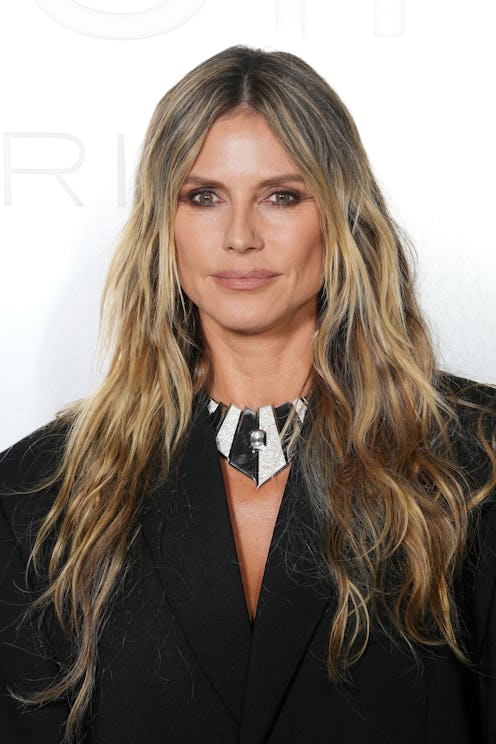 Heidi Klum attends the Messika Paris Womenswear Spring-Summer 2025 show as part of Paris Fashion Wee...