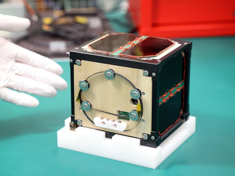 The first ever wooden satellite, called LignoSat, has reached space.