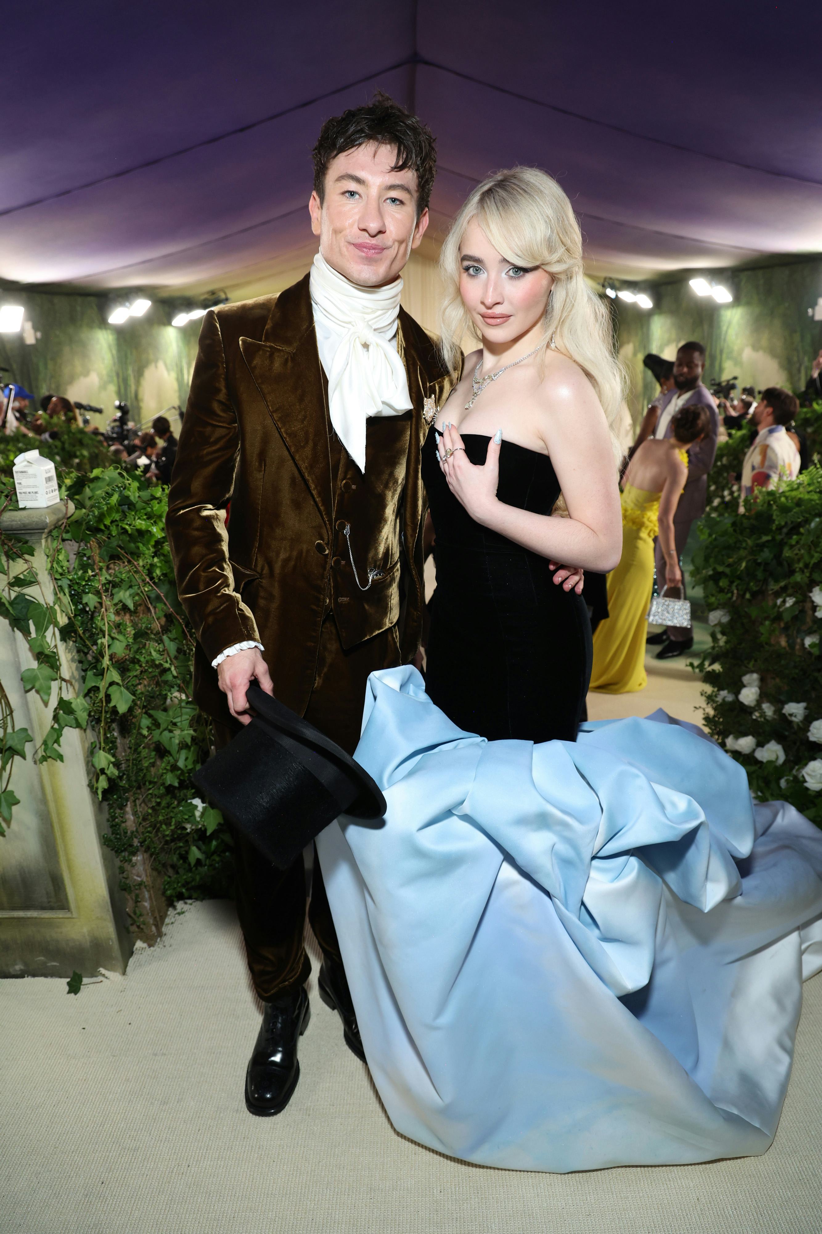 Barry Keoghan and Sabrina Carpenter attend The 2024 Met Gala