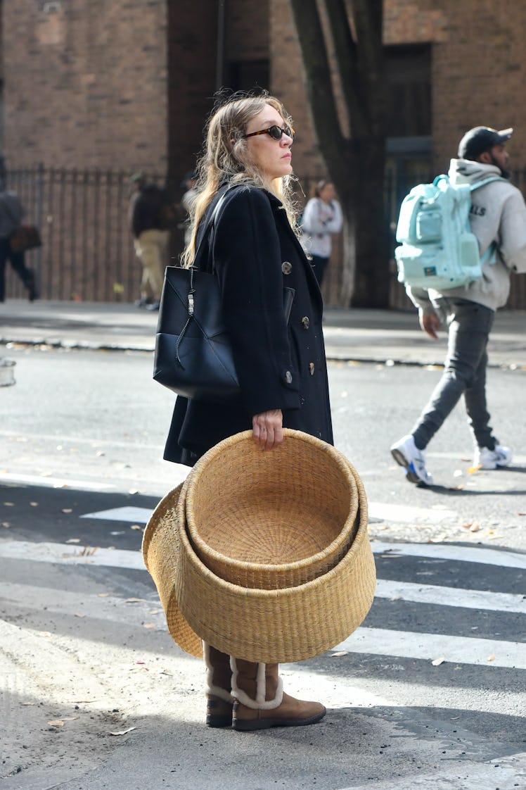 NEW YORK, NEW YORK - NOVEMBER 04: Chloe Sevigny seen out shopping in SoHo on November 04, 2024 in Ne...