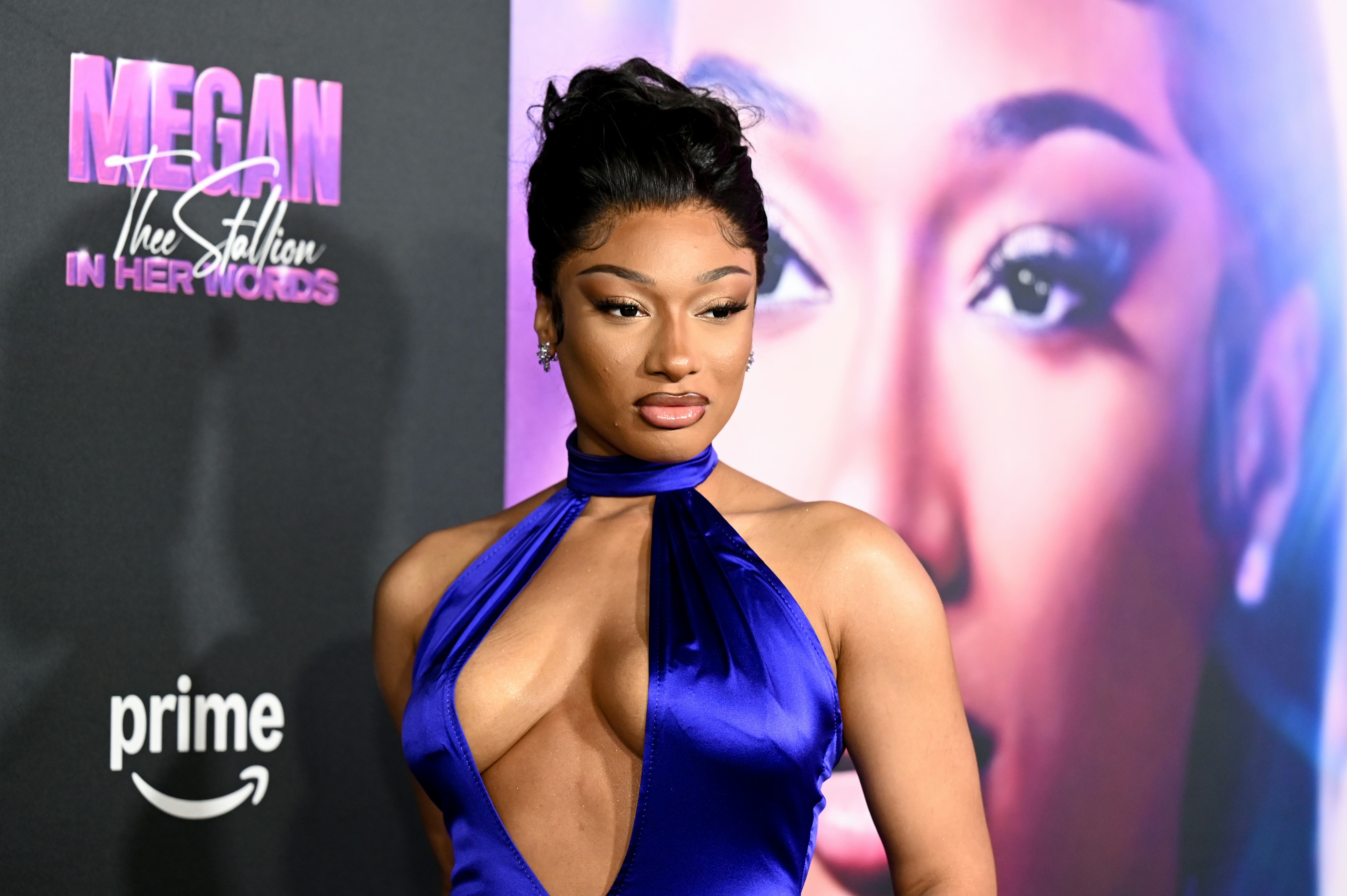 Megan Thee Stallion at the &ldquo;Megan Thee Stallion: In Her Words&rdquo; premiere