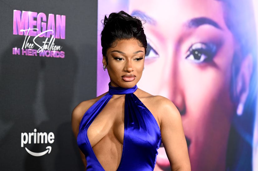 Megan Thee Stallion at the “Megan Thee Stallion: In Her Words” premiere