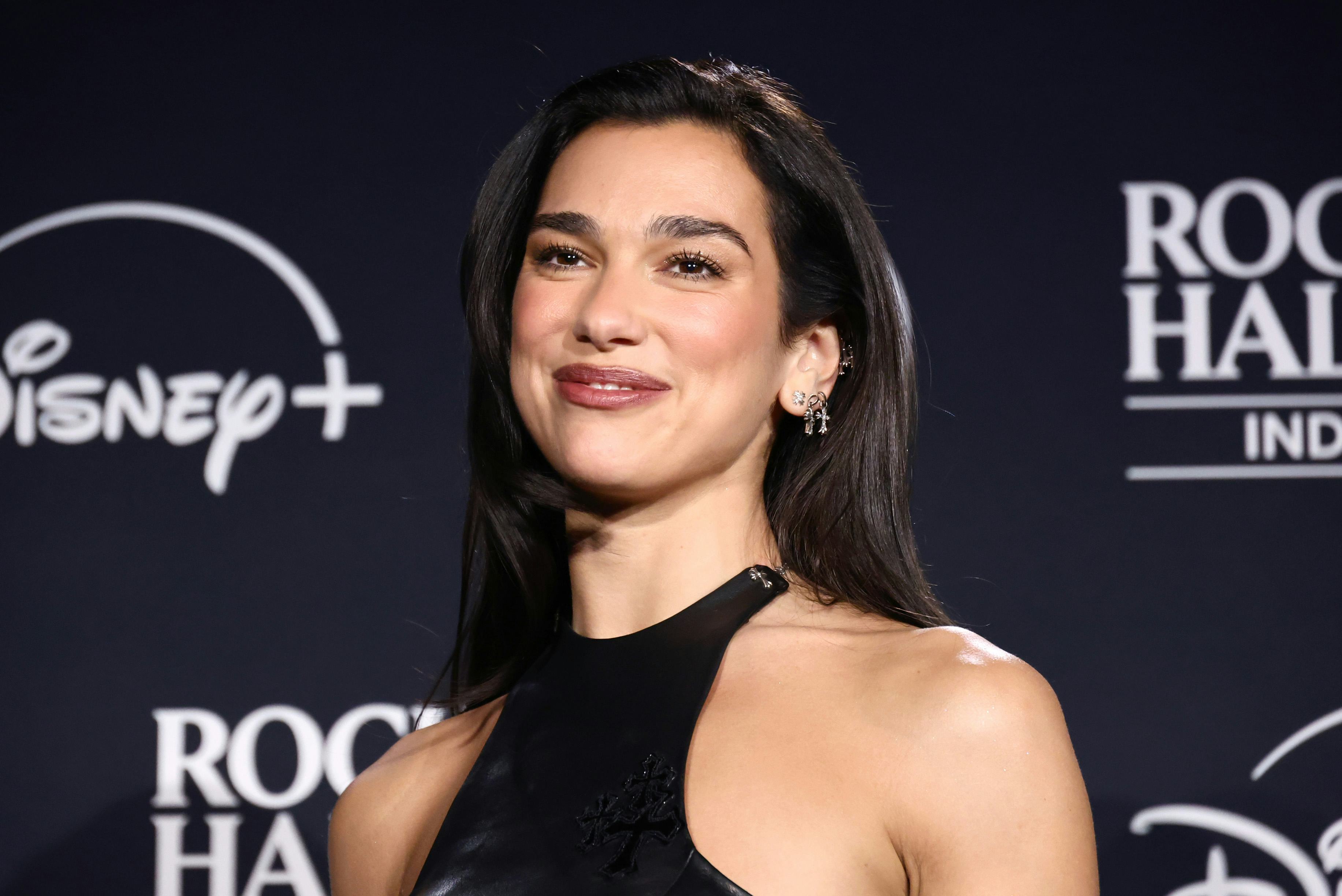 Dua Lipa at the 2024 Rock &amp; Roll Hall Of Fame Induction Ceremony