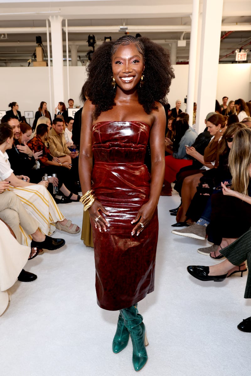 NEW YORK, NEW YORK - SEPTEMBER 06: Doechii attends the Brandon Maxwell fashion show during the Septe...