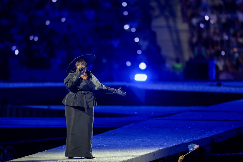 PARIS, FRANCE - AUGUST 11: French Singer-Songwriter Yseult performs “My Way” during the Closing Cere...