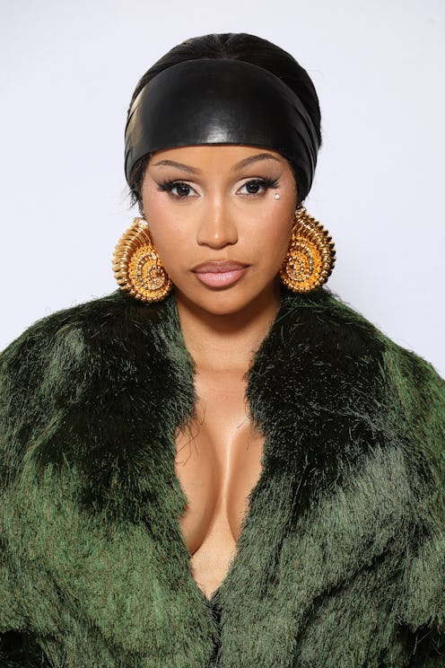 Cardi B Balmain Womenswear Spring-Summer 2025 Paris Fashion Week