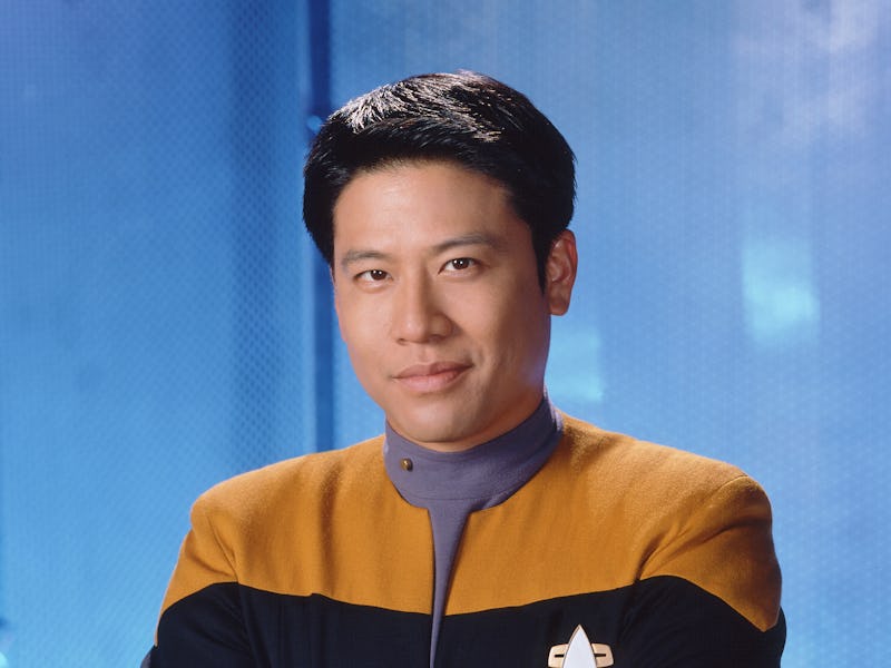 LOS ANGELES - JANUARY 1: Garrett Wang as Harry S.L. Kim on STAR TREK VOYAGER. Image from season 6, ...