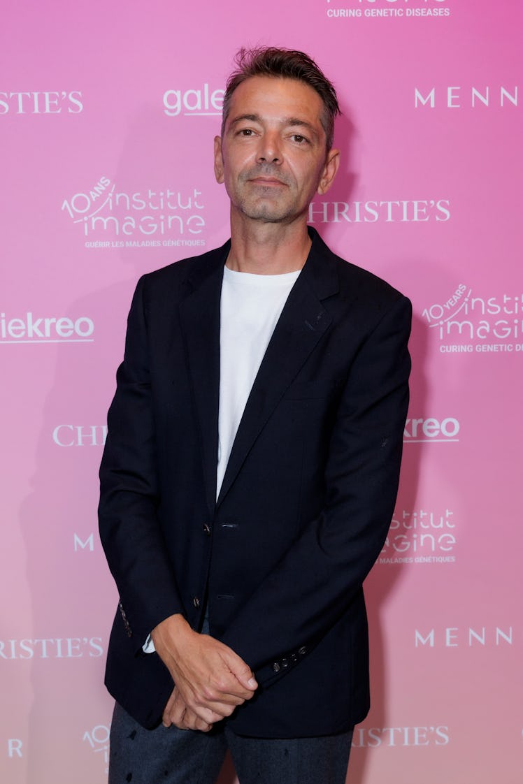 PARIS, FRANCE - SEPTEMBER 23: Pieter Mulier attends "Heroes For Imagine" hosted by Kamel Mennour ben...