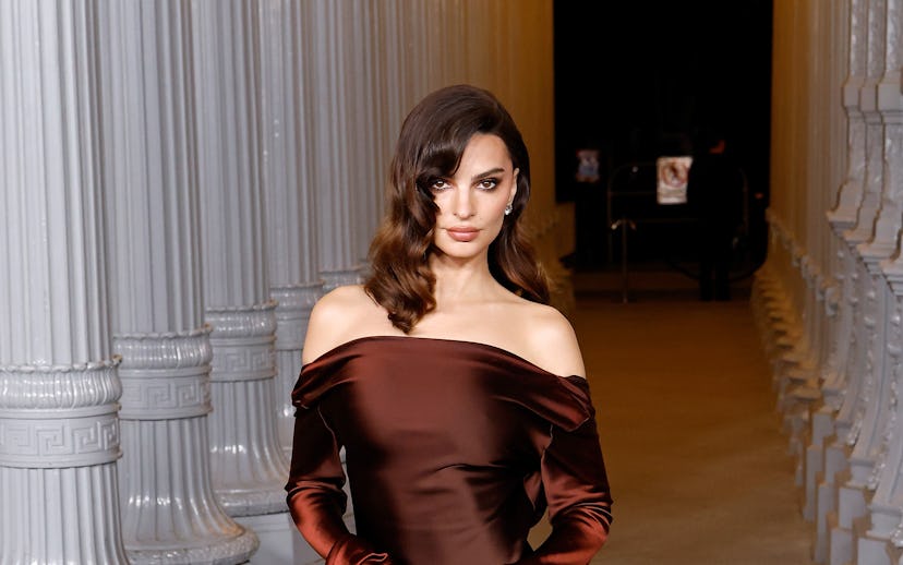 LOS ANGELES, CALIFORNIA - NOVEMBER 02: Emily Ratajkowski attends the 2024 LACMA Art + Film Gala pres...