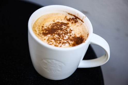 Pumpkin Spice Latte served in Strabucks Coffee in Krakow, Poland on October 22nd, 2024.   (Photo by ...