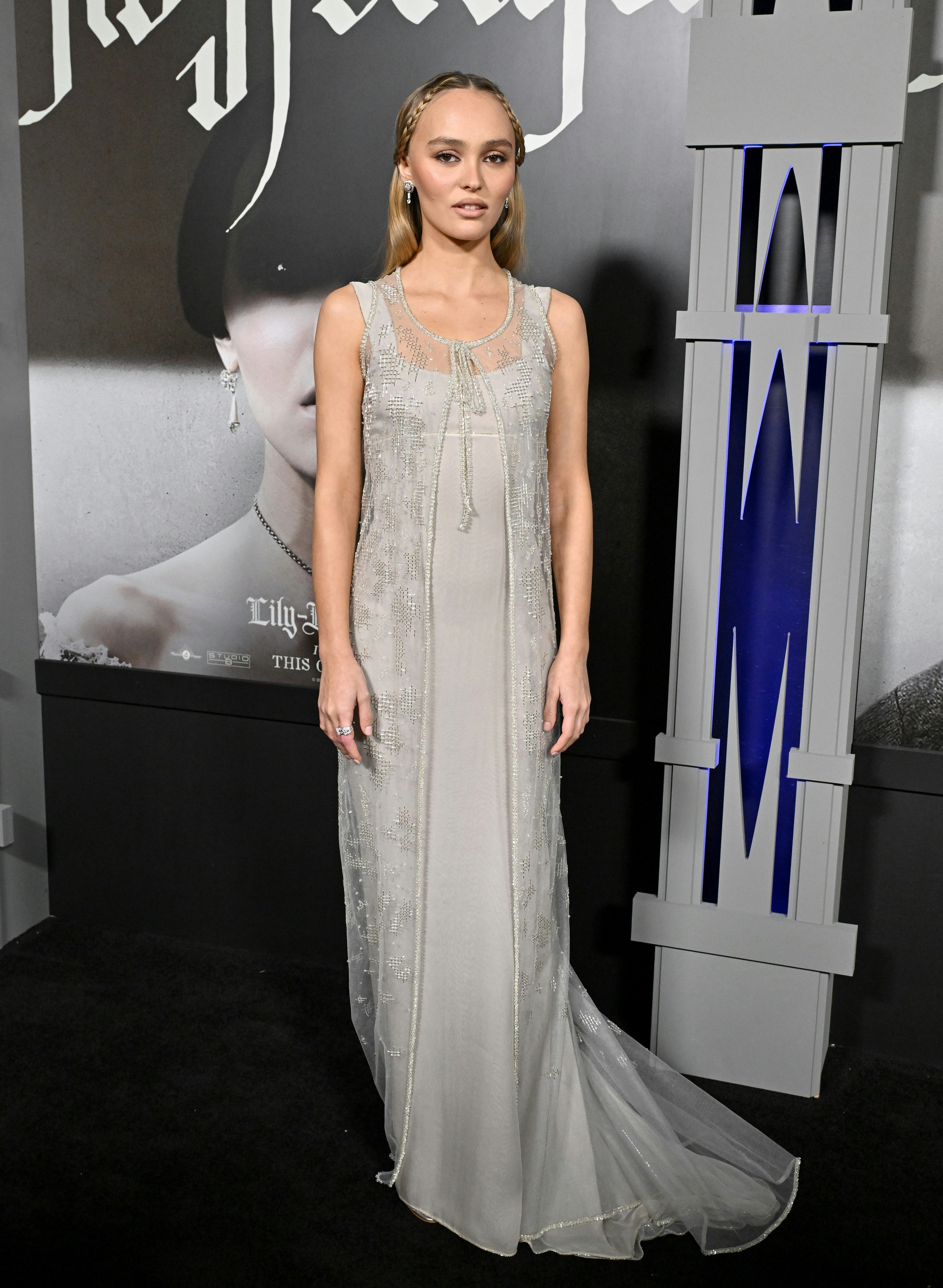 Lily-Rose Depp Elevates Sheer Dressing With '90s Vintage At