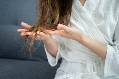 Hair damage is more than just split ends. Extremely damaged hair develops cracks in the outside laye...