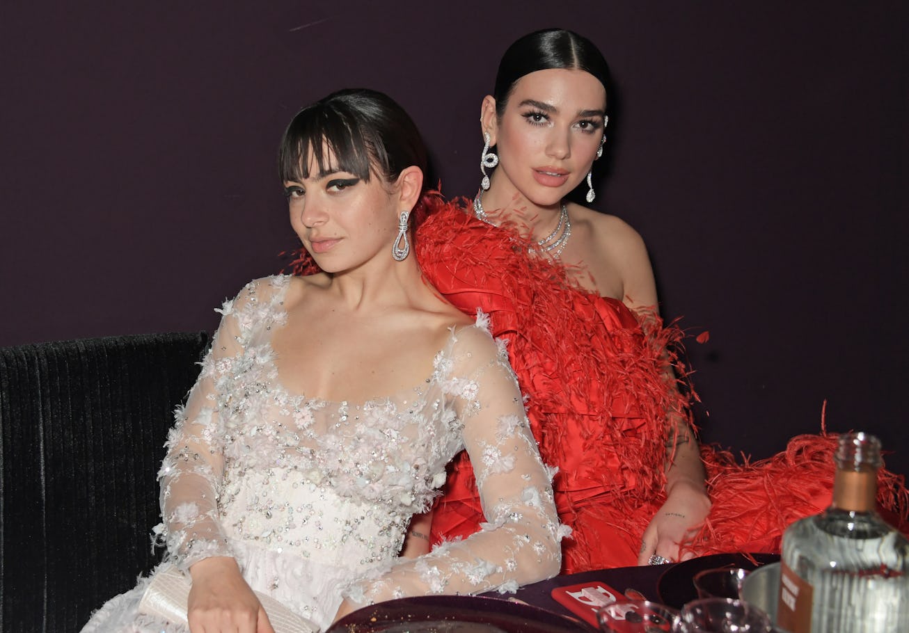 Dua Lipa showed her love for Charli XCX.