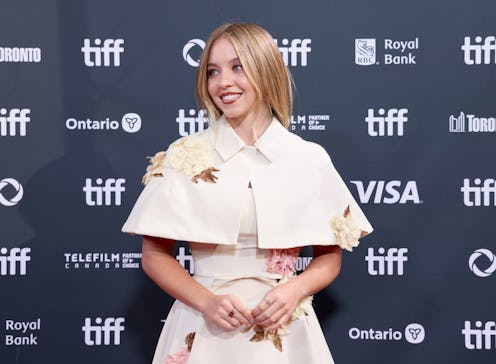 Sydney Sweeney wore see-through lingerie as a top.