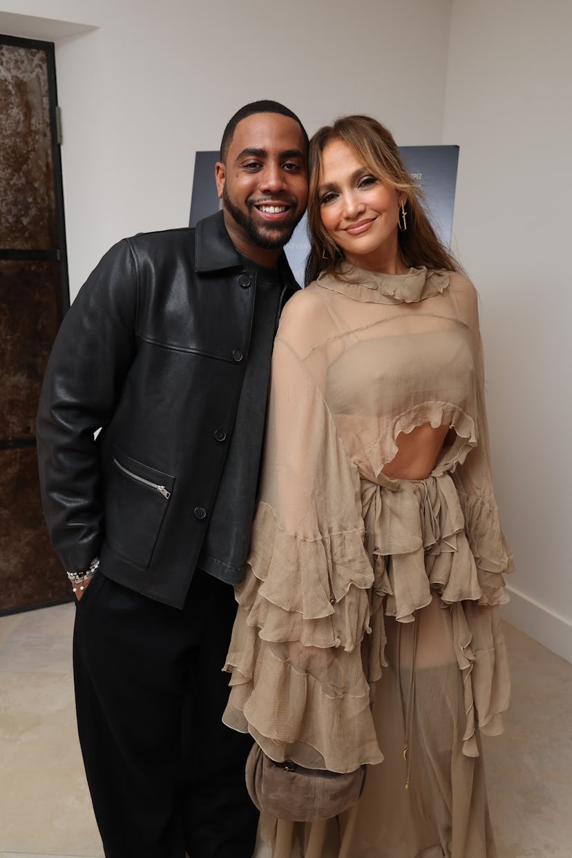 Jharrel Jerome and Jennifer Lopez seen at “Unstoppable” Special Screening at Private Residence on No…