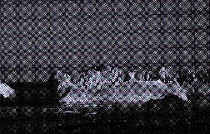 This photo taken on Dec. 2, 2024 shows a view of icebergs near China's Zhongshan Station in Antarcti...