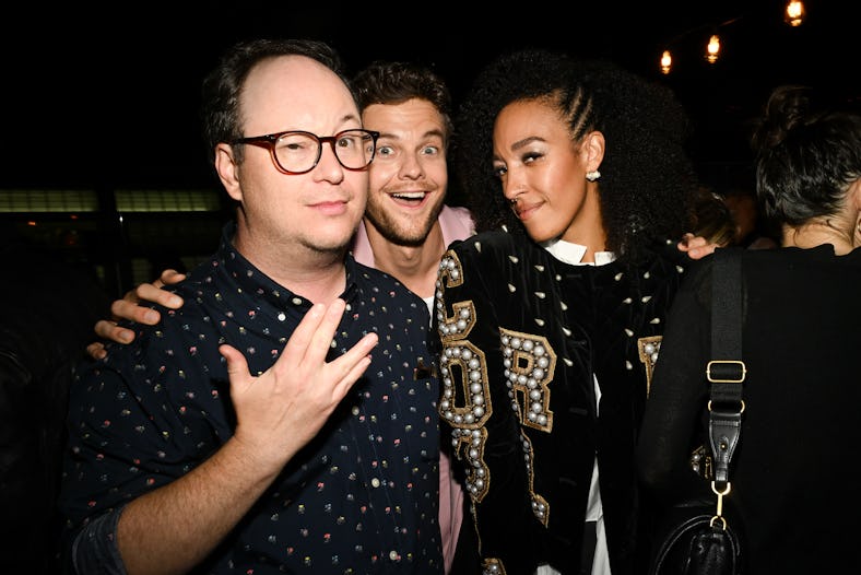 Mike McMahan, Jack Quaid and Tawny Newsome at the Entertainment Weekly's Annual Comic-Con Bash at Fl...