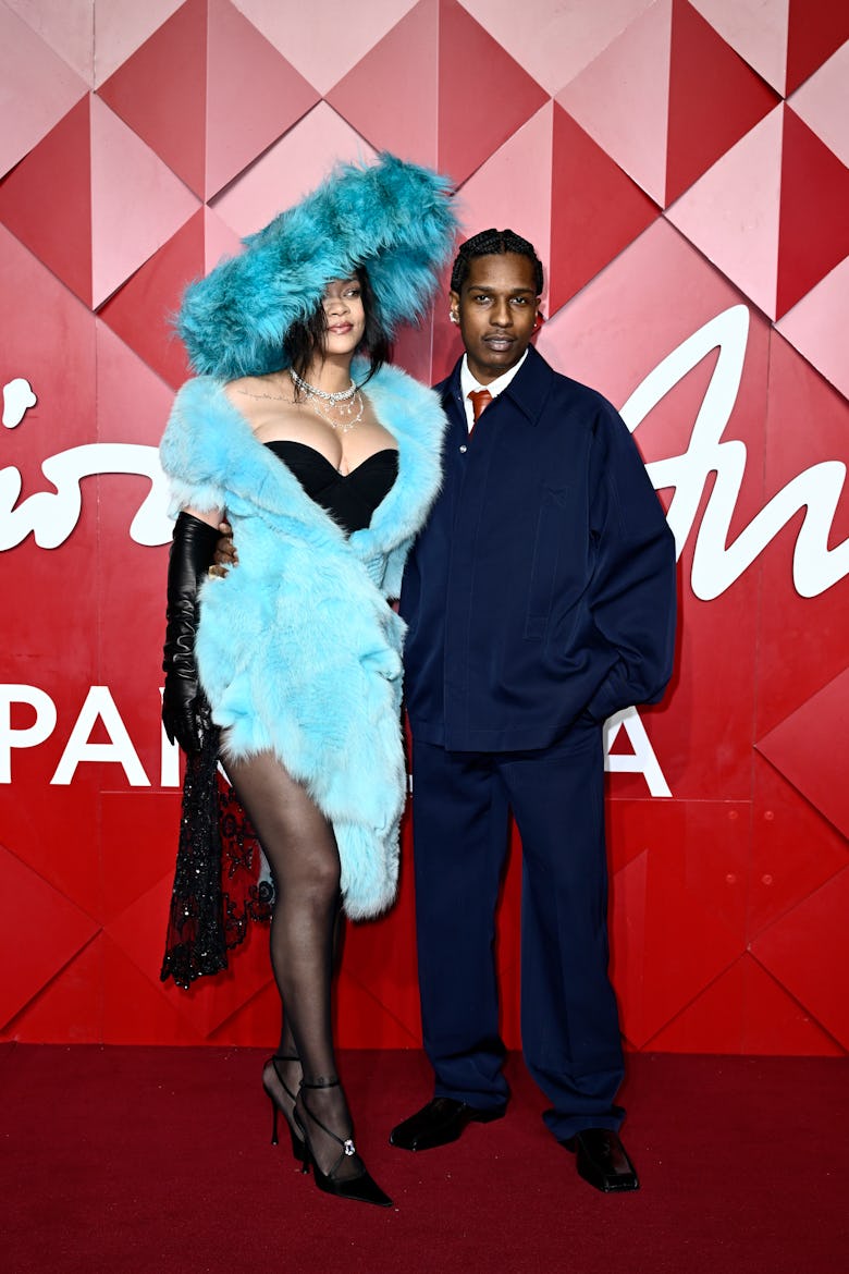 Rihanna et A$AP Rocky assistent aux Fashion Awards 2024 présentés par Pandora au Royal Albert Hall ...