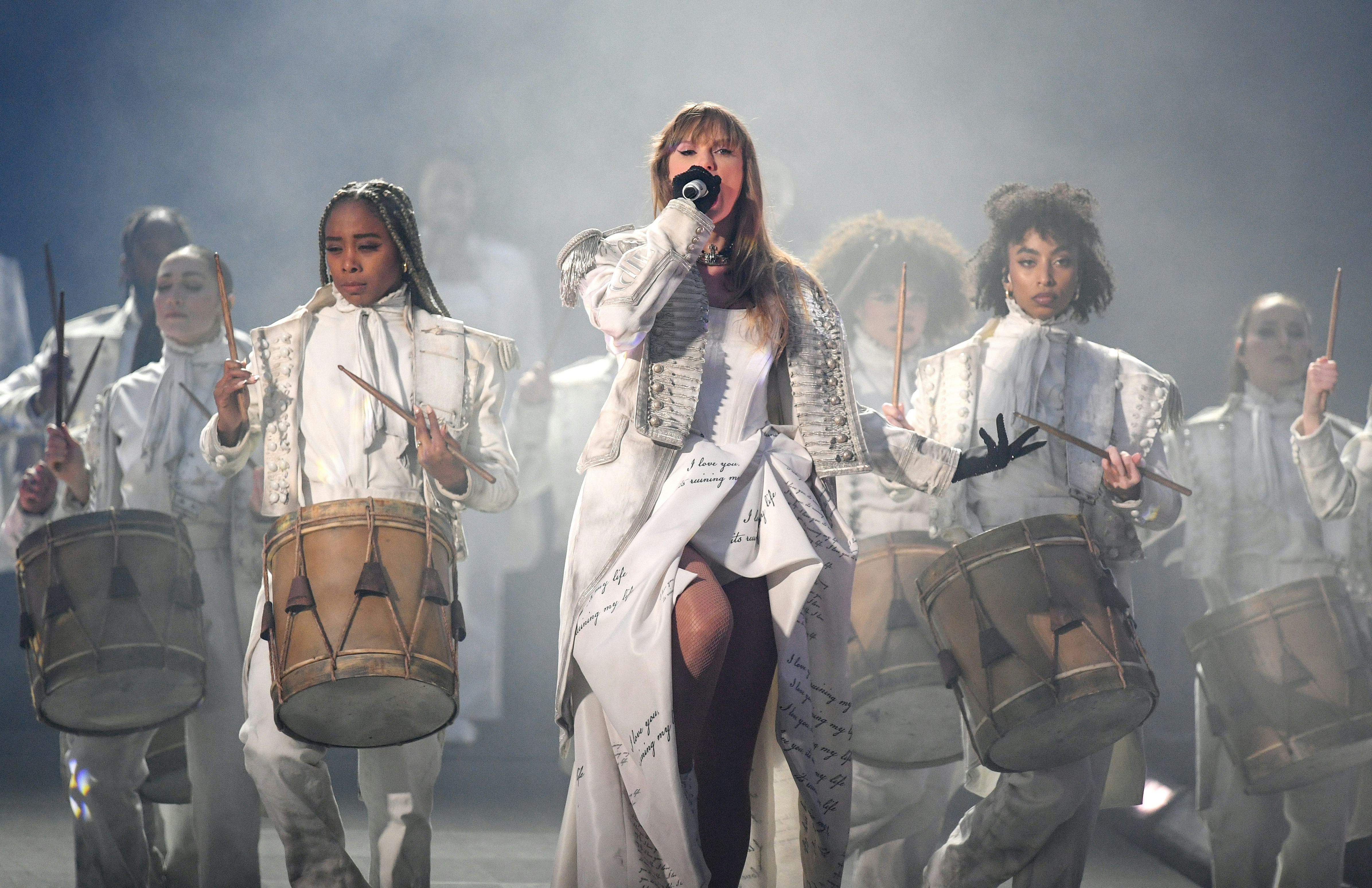 Taylor Swift performs on stage during The Eras Tour on June 28, 2024 in Dublin, Ireland.