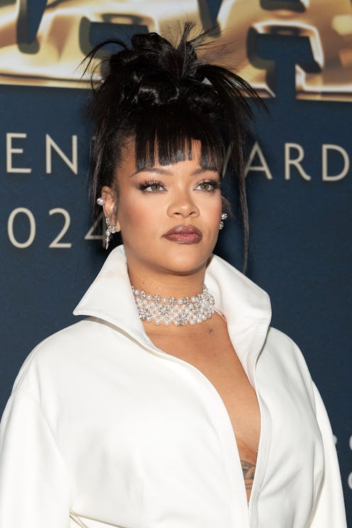 Rihanna attends the 38th Annual Footwear News Achievement Awards at Cipriani South Street on Decembe...