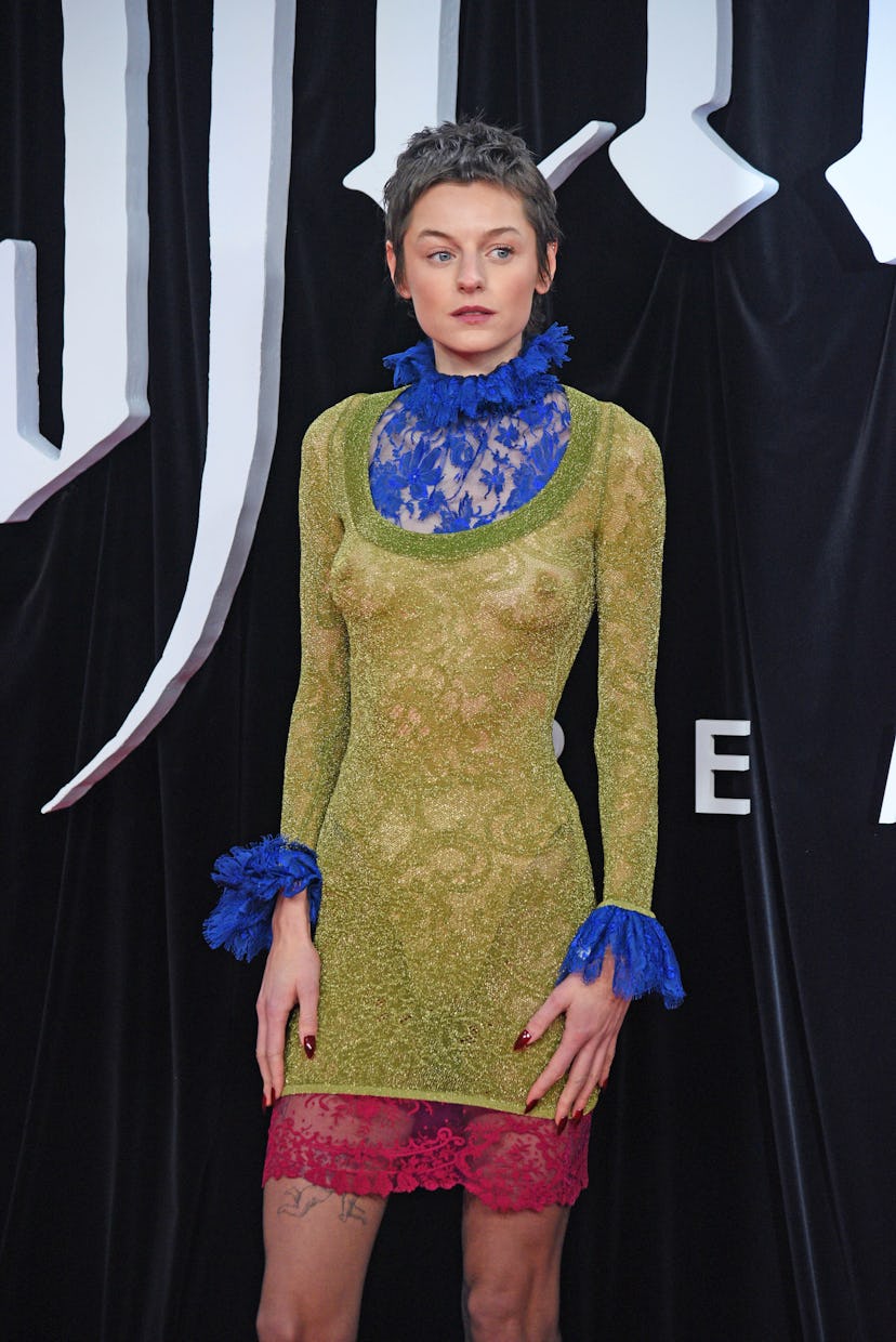 BERLIN, GERMANY - DECEMBER 02: (EDITOR'S NOTE: Image contains nudity.) British actor/actress Emma Co...