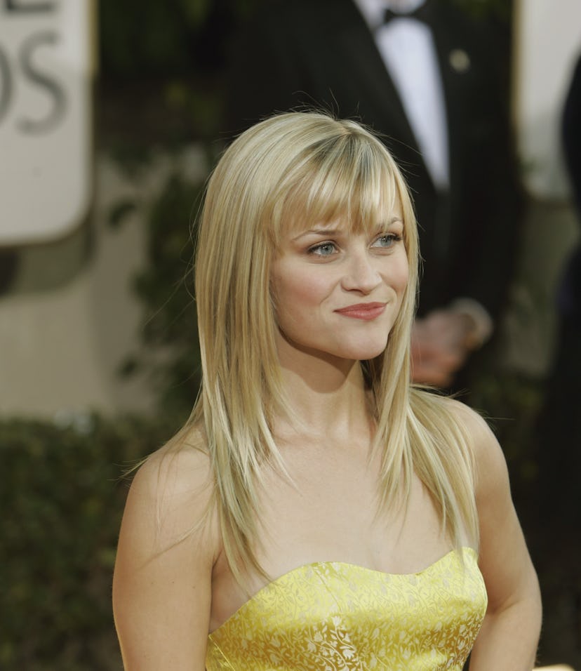 Reese Witherspoon bangs golden globes