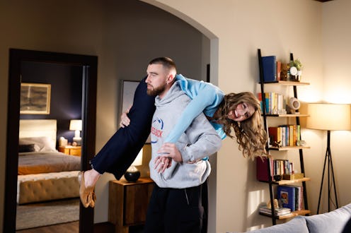 SATURDAY NIGHT LIVE -- Travis Kelce, Kelsea Ballerini Episode 1840 -- Pictured: (l-r) Host Travis Ke...