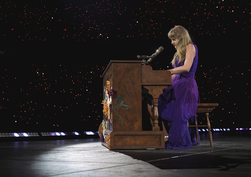Taylor Swift performs onstage during The Eras Tour