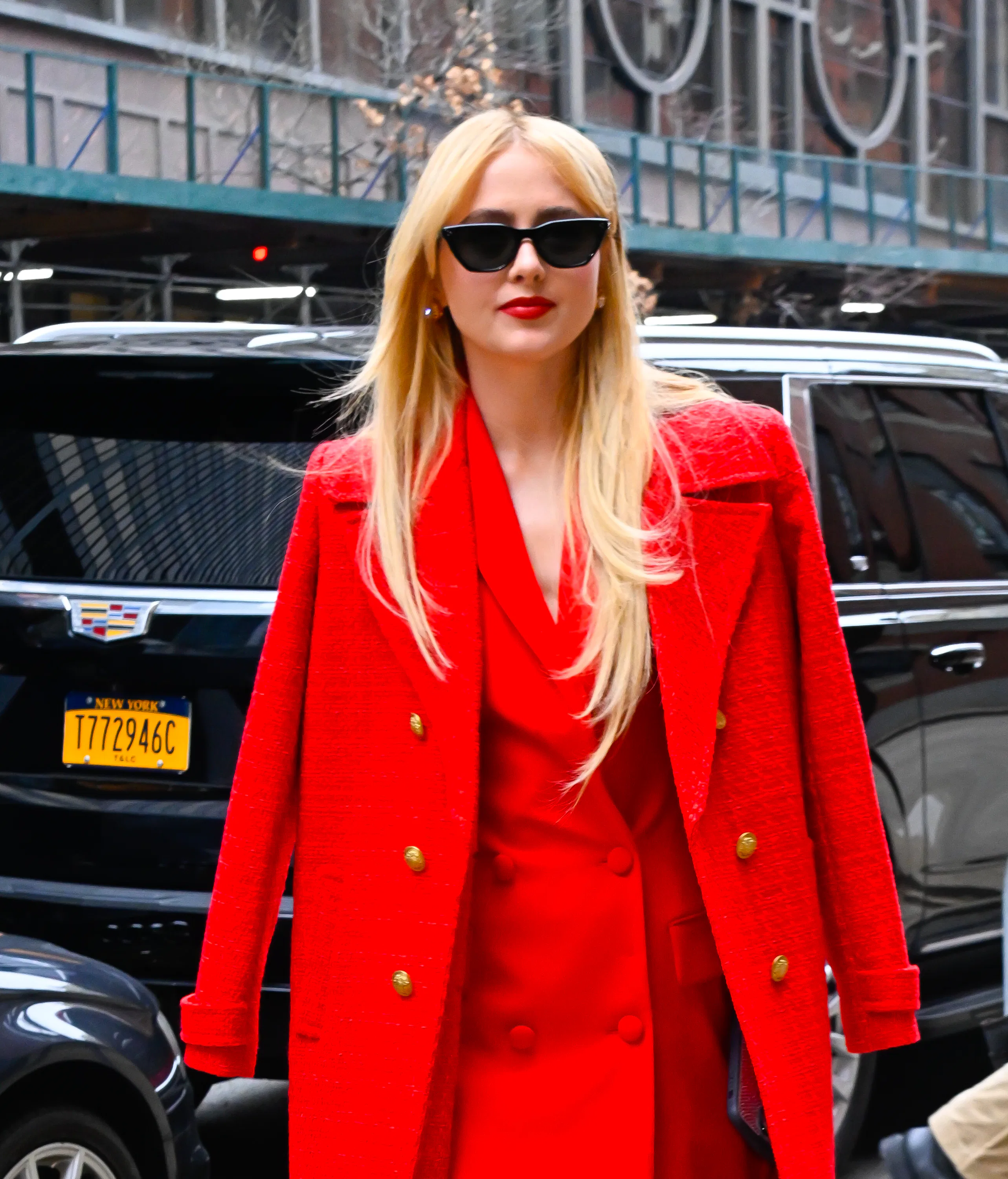 NEW YORK, NEW YORK - FEBRUARY 1: Kathryn Newton is seen.  Seen in New York City on February 1, 2024.