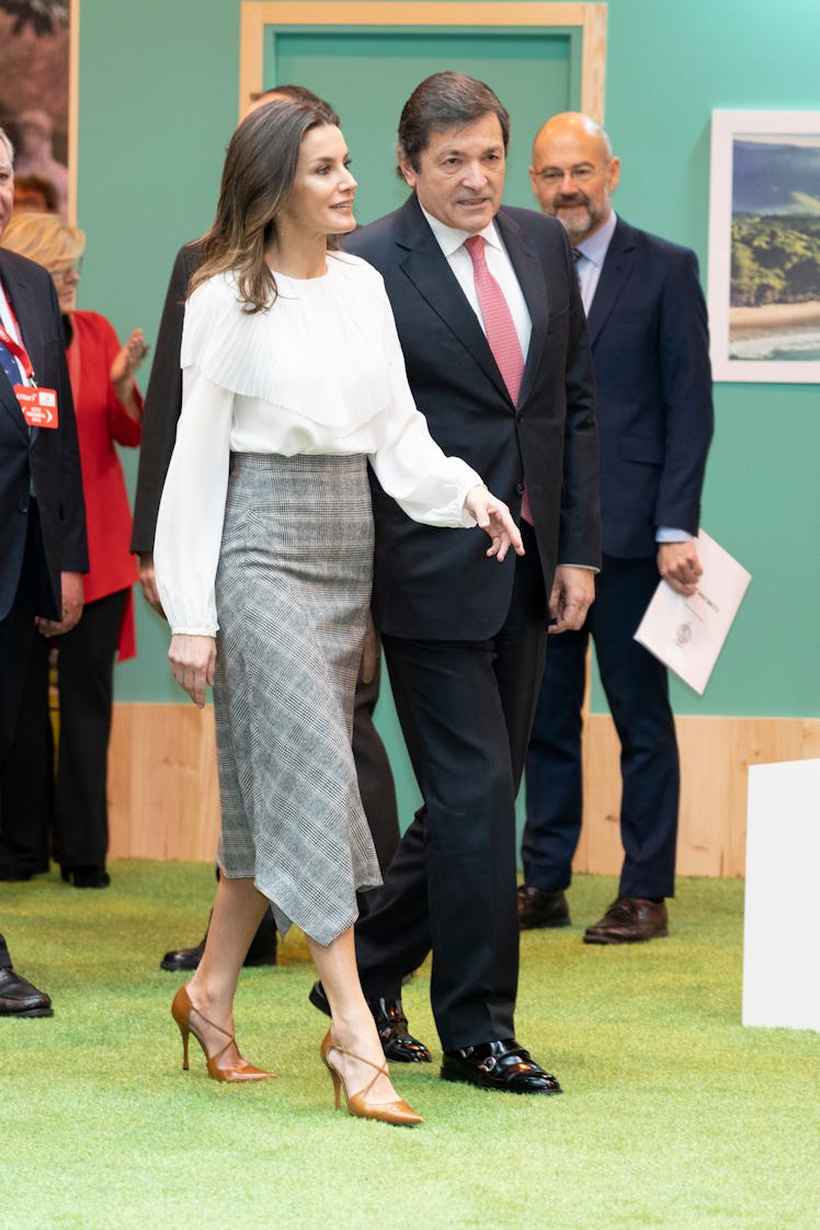 Spain Queen Letizia during the opening of the 39 edition of FITUR International Tourism Fair at IFEM...