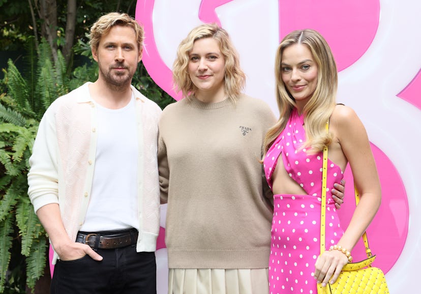 Ryan Gosling, Greta Gerwig and Margot Robbie.