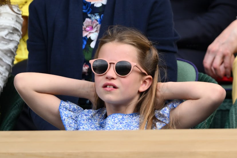 Princess Charlotte wore sunglasses at Wimbledon.