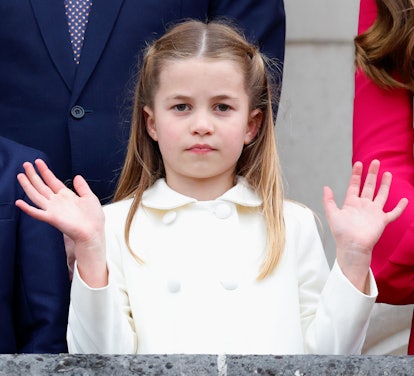 Princess Charlotte looked over it.
